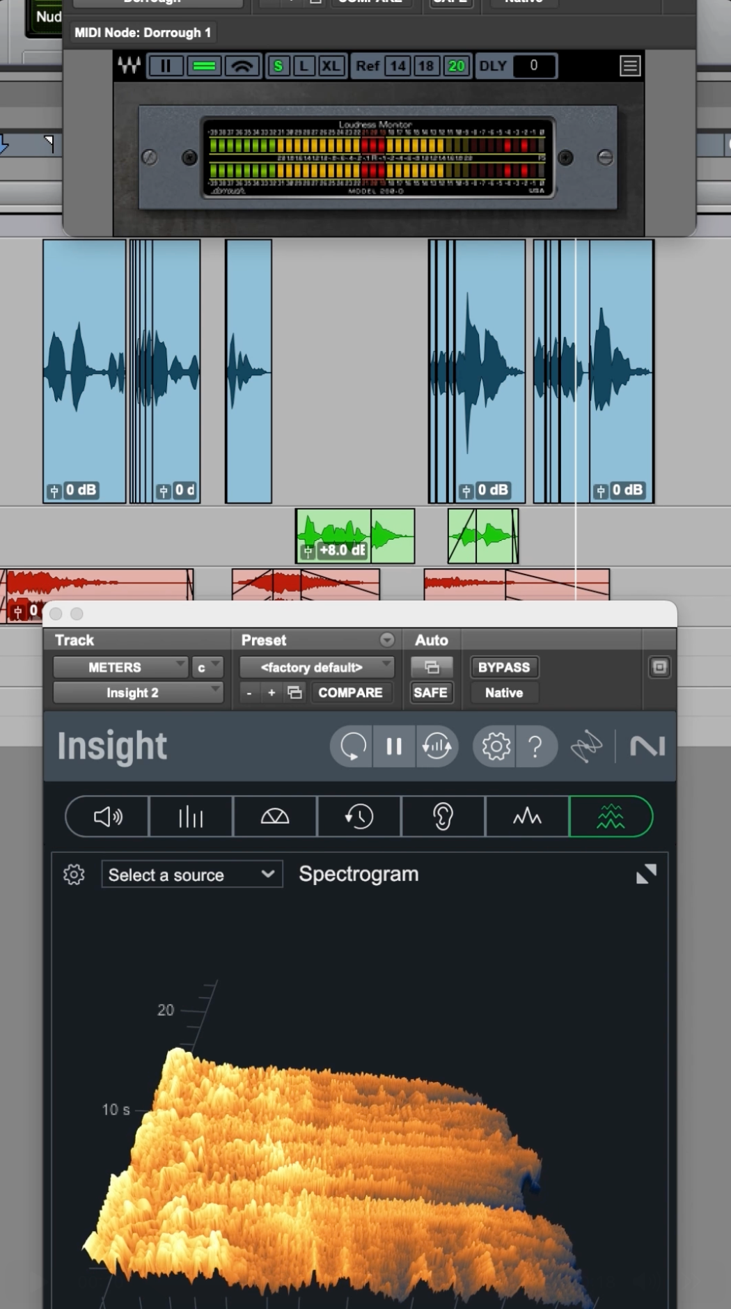 Thumbnail of audio software showing audio waveforms, meters, and spectrogram during a Shohei Ohtani voice intro production.